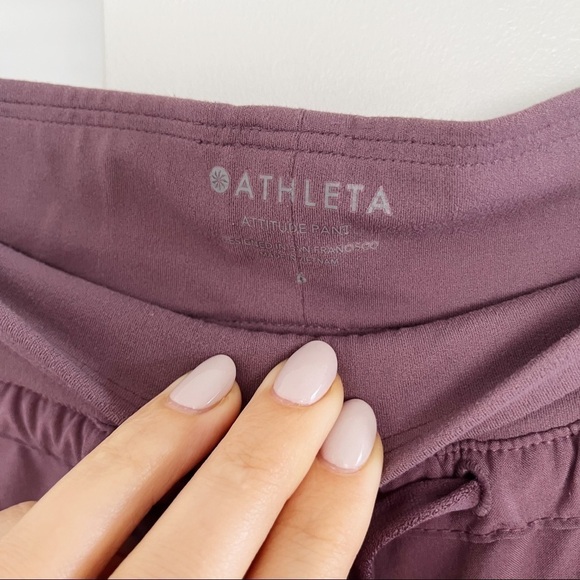 Athleta Volcano Violet Attitude Ruched Jogger Pant - Picture 6 of 6